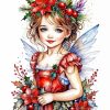 Christmas Little Fairy Paint By Numbers