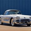 Corvette 58 White Car Paint By Numbers