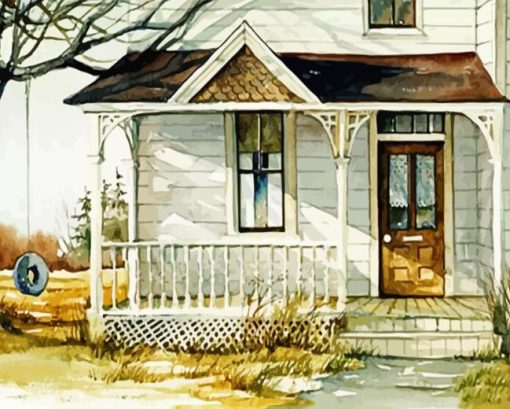 Country Porch Paint By Number