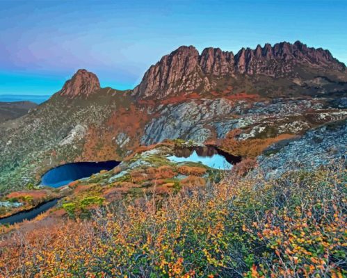 Cradle Mountain In Australia Paint By Number