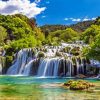 Croatia Waterfall Paint By Number