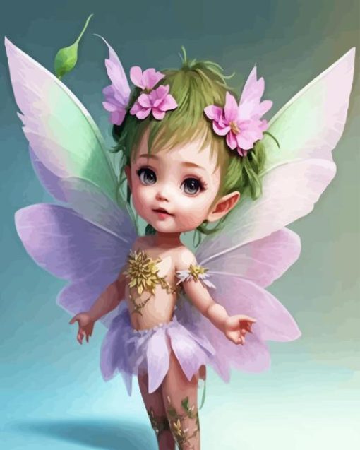 Cute Little Fairy Paint By Number