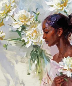 Black Girl By Daniel Gerhartz Paint By Number