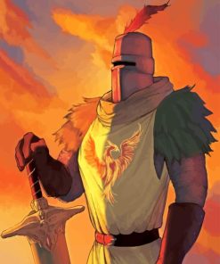 Dark Souls Solaire Of Astora Paint By Numbers