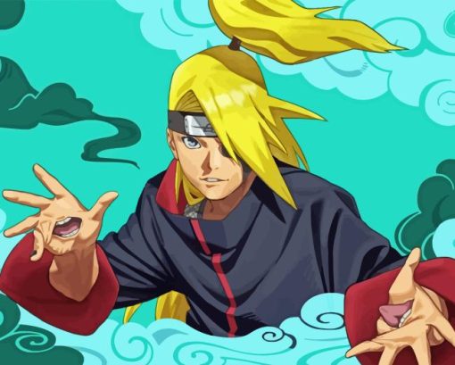 Deidara Naruto Anime Paint By Numbers