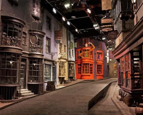 Diagon Alley Paint By Numbers