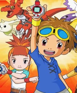 Digimon Tamers Paint By Number