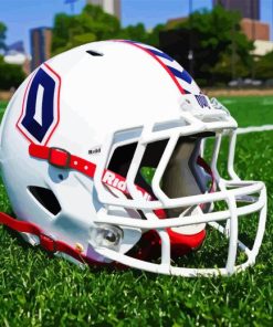 Duquesne Football Helmet Paint By Numbers