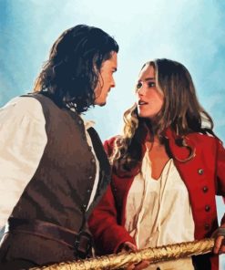 Elizabeth Swann And Will Movie Paint By Number