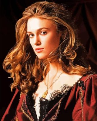 Elizabeth Swann Character Paint By Numbers