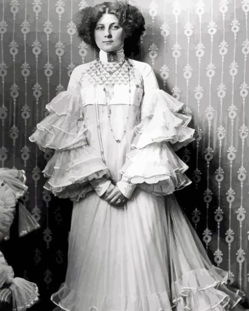 Black And White Emilie Floge Paint By Number