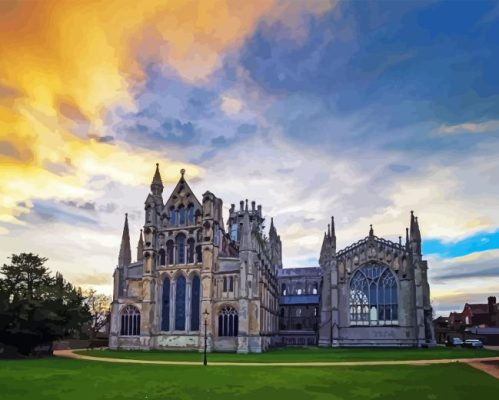 England Ely Cathedral Paint By Numbers