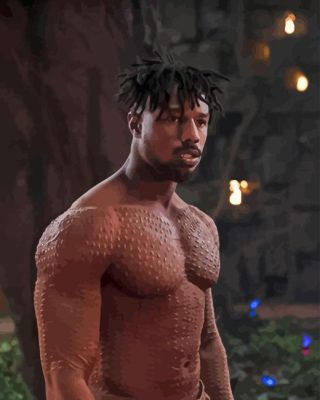 Erik Killmonger Paint By Number