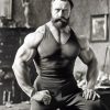 Black And White Eugen Sandow Paint By Numbers