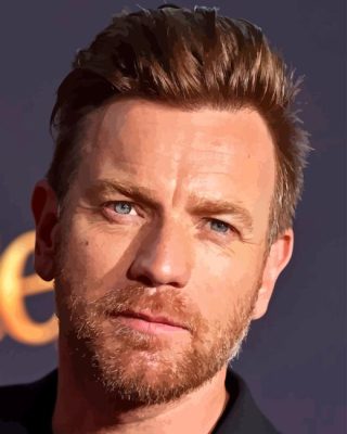 Ewan McGregor Actor Paint By Numbers