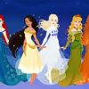 Fairytale Princesses Paint By Numbers