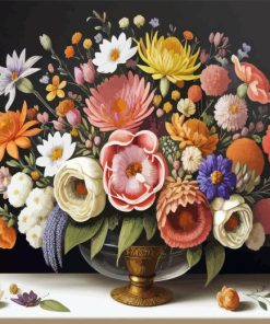 Floral Still Life Paint By Numbers