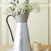 White Flowers In A Silver Pitcher Paint By Numbers