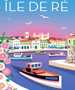 France Ile De Re Poster Paint By Numbers