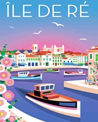 France Ile De Re Poster Paint By Numbers