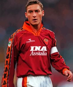 Francesco Totti Footballer Paint By Numbers