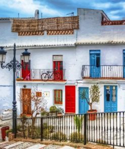 Frigiliana Houses Paint By Numbers