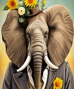 Gentleman Elephant Paint By Number