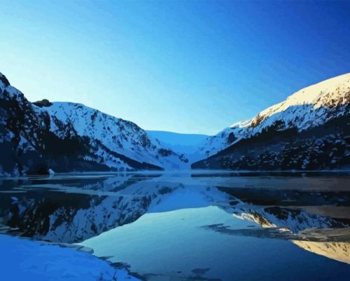 Glendalough Lake Paint By Number