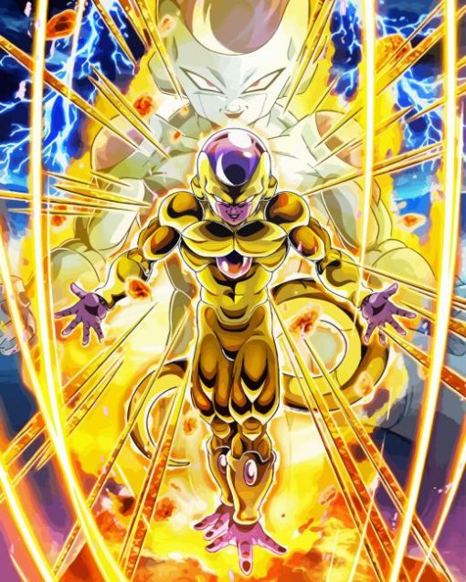 Golden Friez Dragon Ball Paint By Number