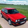 Red Golf 2 GTI Car Paint By Number