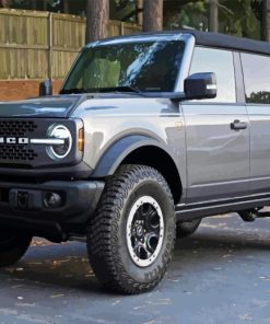 Grey Ford Bronco Car Paint By Numbers