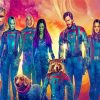 Guardians Galaxy Characters Paint By Numbers