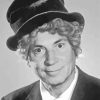 Black And White Harpo Marx Paint By Number