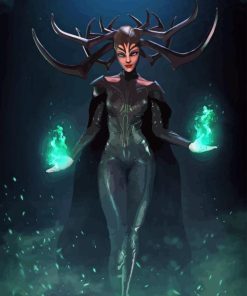 Hela Marvel Paint By Numbers