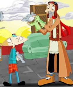 Hey Arnold Characters Paint By Number