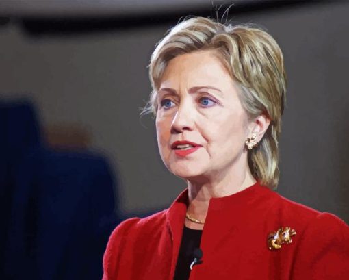 Hillary Clinton Paint By Numbers