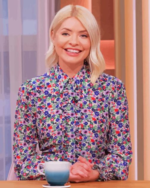 Holly Willoughby Tv Presenter Paint By Numbers