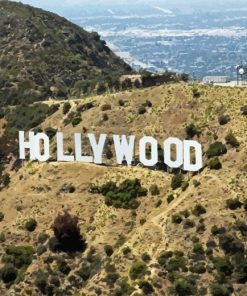 Hollywood Sign Paint By Numbers