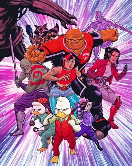 Howard The Duck Film Paint By Number