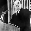 Black And White Hubert Humphrey Paint By Number