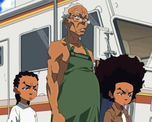 Huey And Riley The Boondocks Paint By Number