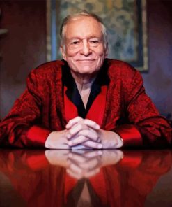 Hugh Hefner American Publisher Paint By Number