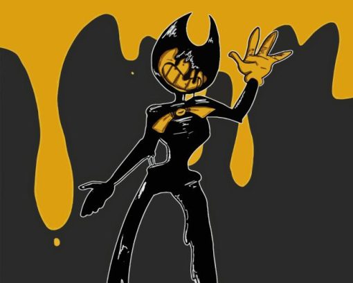 Ink Demon Bendy Paint By Number