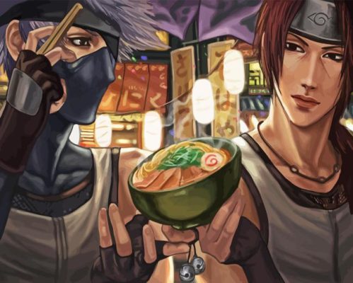 Itachi And Kakashi Characters Paint By Numbers