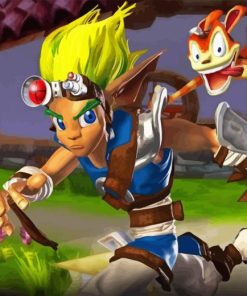 Jak And Daxter Video Game Paint By Number