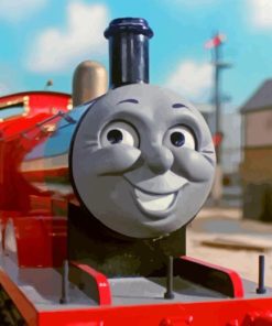 James The Red Engine Paint By Numbers