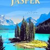 Jasper Nationa Park Poster Paint By Numbers