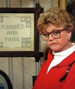 Jessica Fletcher Character Paint By Numbers