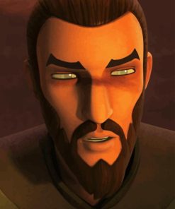 Kanan Jarrus Star Wars Character Paint By Numbers