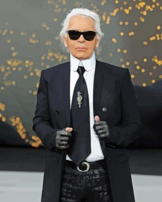 Classy Karl Lagerfeld Paint By Numbers